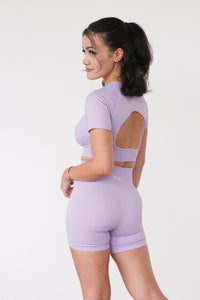 Lead in Lilac Shorts SET