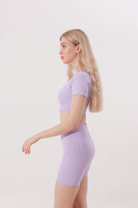 Lead in Lilac Shorts SET