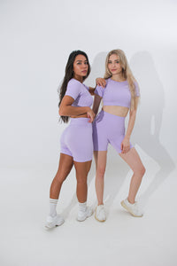 Lead in Lilac Shorts SET