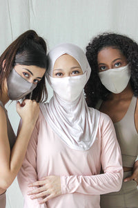 100% Mulbery Silk Three Layered FITmask